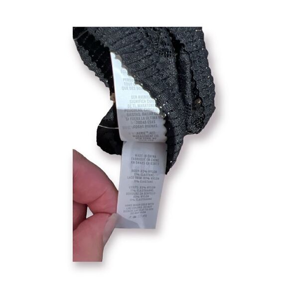 Aerie Women’s Black Lace Sheer Bra Size Medium NWT - Picture 5 of 5